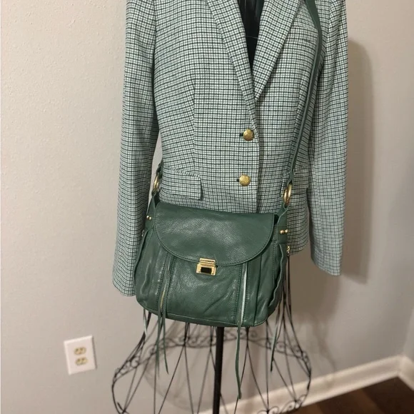 ๐ NWOT REBECCA MINKOFF EMERALD GREEN BELOVED MINI LEATHER CROSSBODY BAG! - Picture 16 of 16